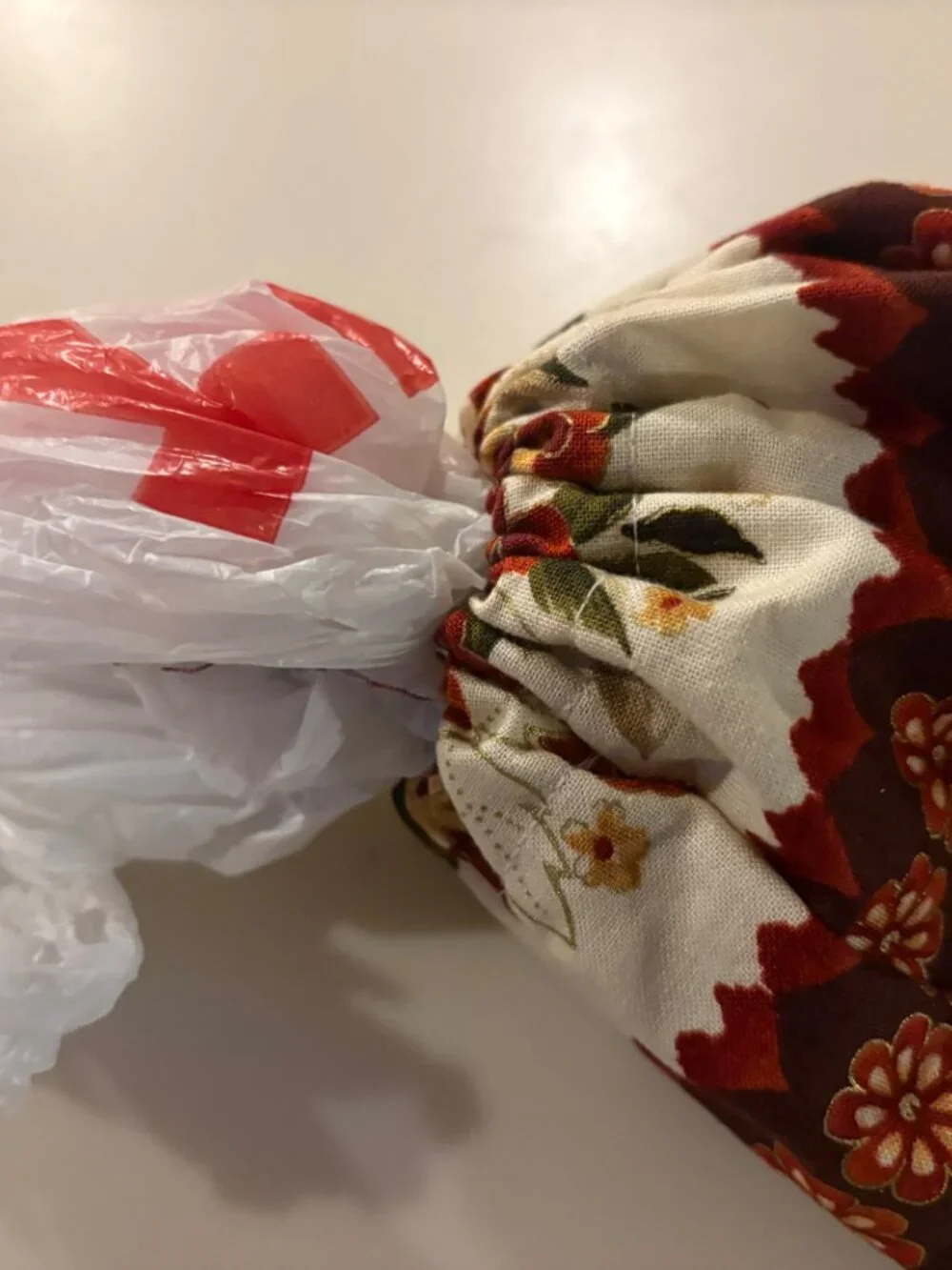 New Fabric Bag Dispenser Holds Plastic Bags 16